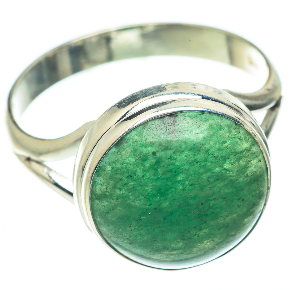 Green Aventurine Rings handcrafted by Ana Silver Co - RING65025