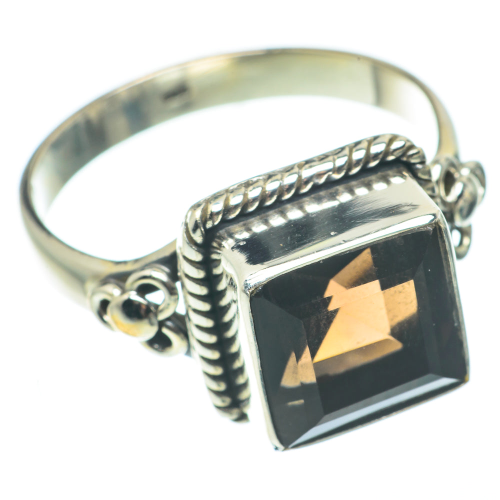 Smoky Quartz Rings handcrafted by Ana Silver Co - RING65028