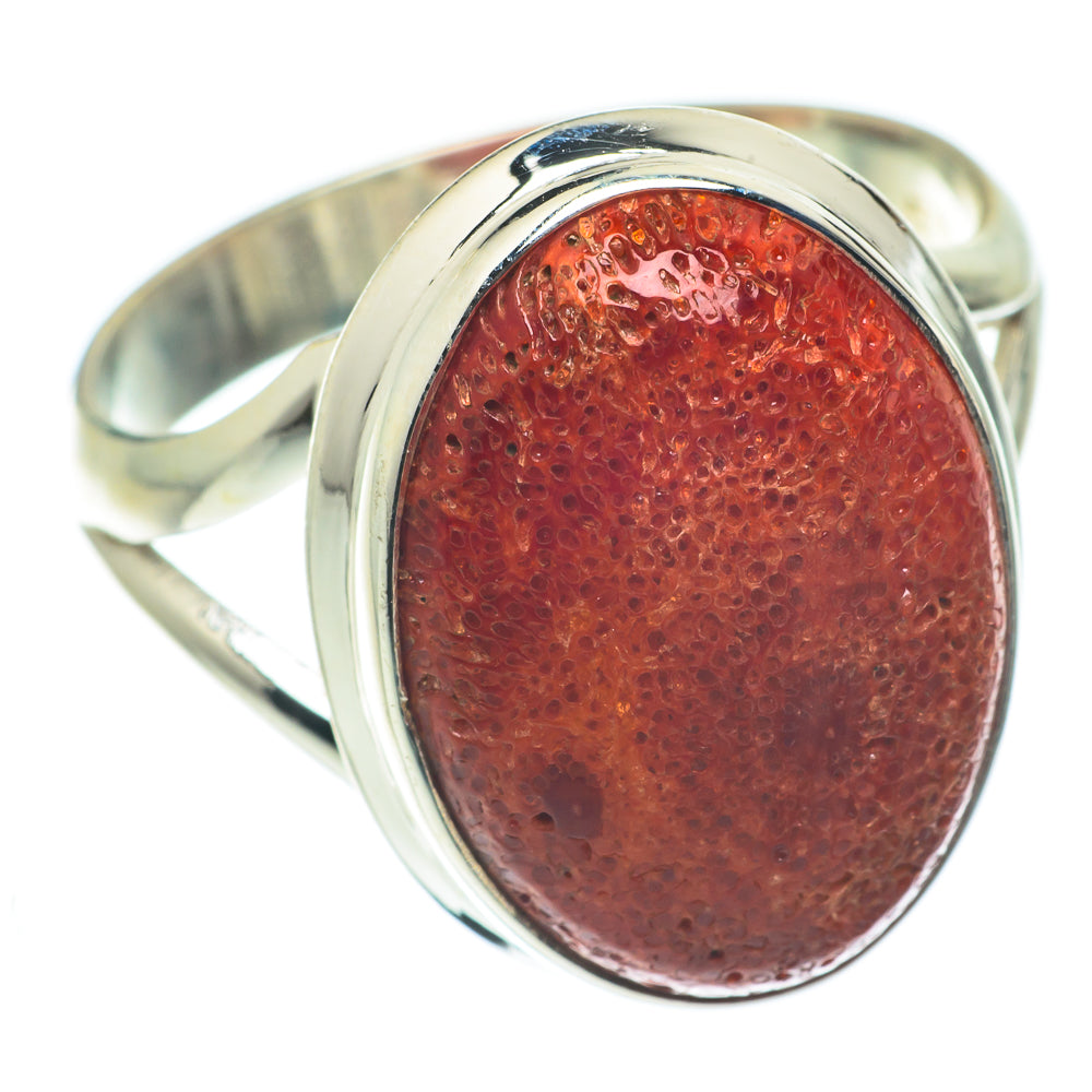 Sponge Coral Rings handcrafted by Ana Silver Co - RING65030