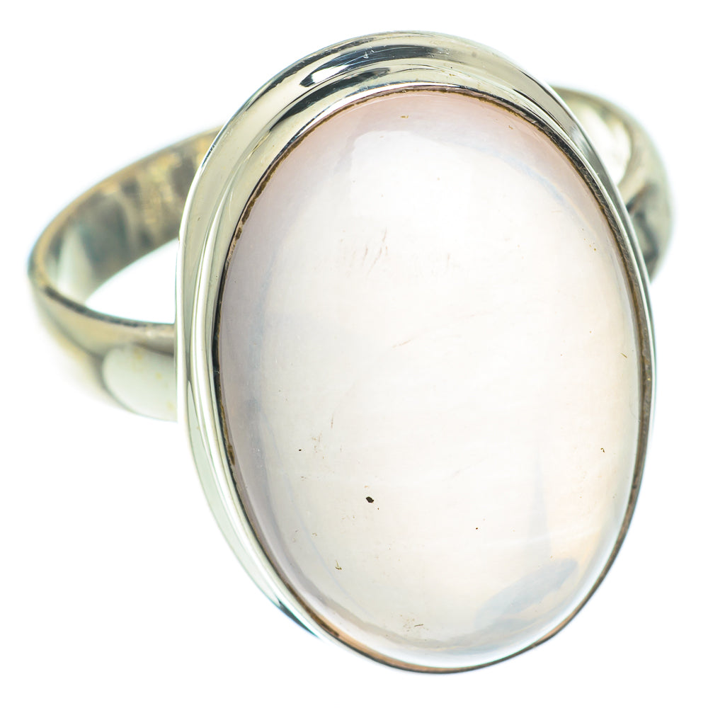 Rose Quartz Rings handcrafted by Ana Silver Co - RING65032