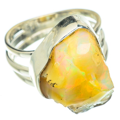 Ethiopian Opal Rings handcrafted by Ana Silver Co - RING65038