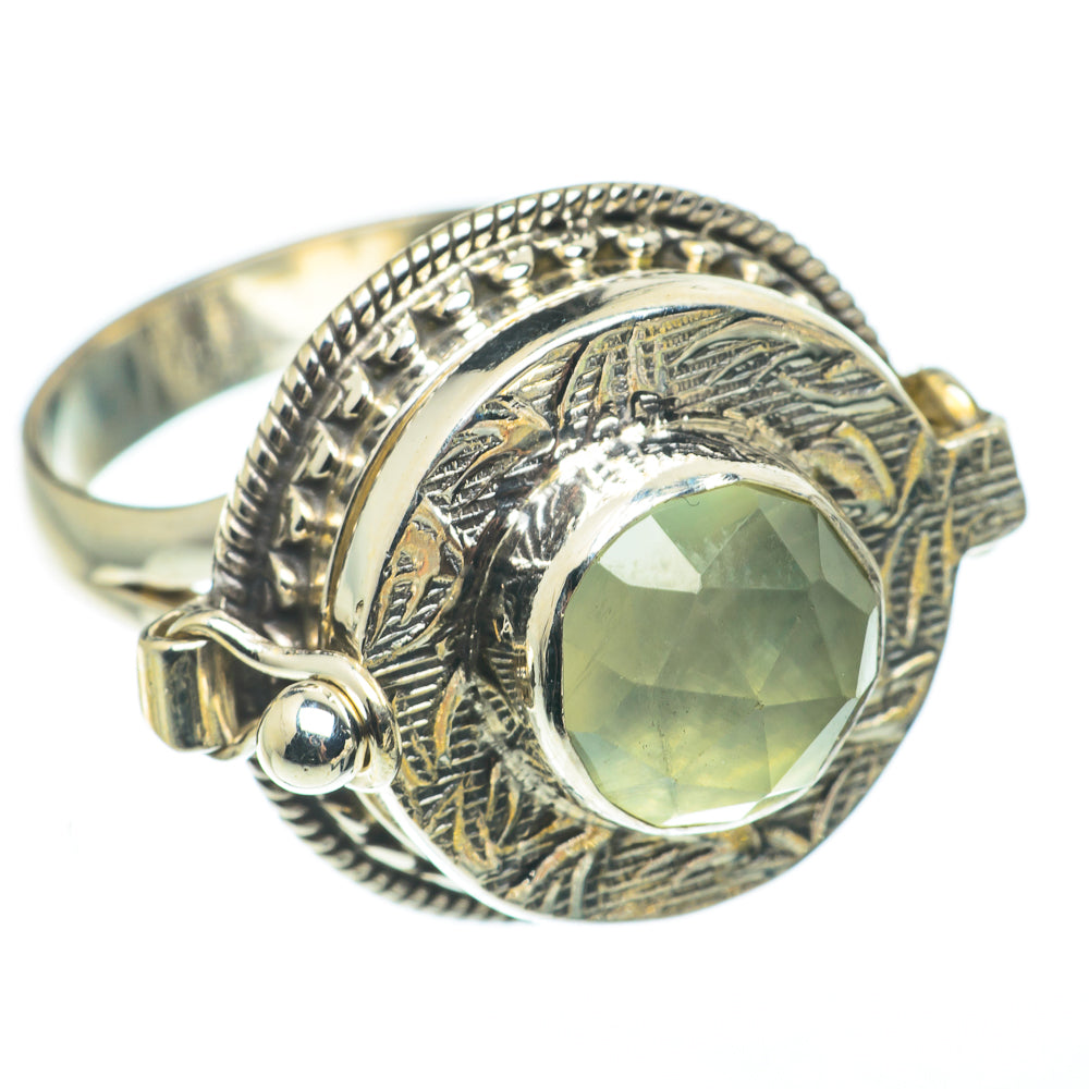 Prehnite Rings handcrafted by Ana Silver Co - RING65045
