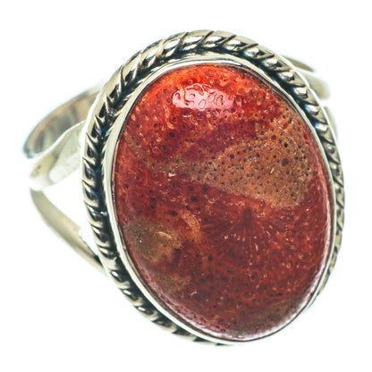 Sponge Coral Rings handcrafted by Ana Silver Co - RING65048