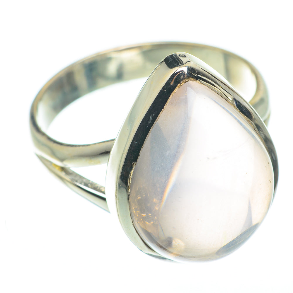 Rose Quartz Rings handcrafted by Ana Silver Co - RING65051