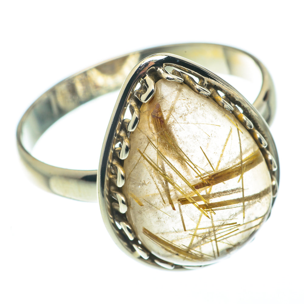 Rutilated Quartz Rings handcrafted by Ana Silver Co - RING65053
