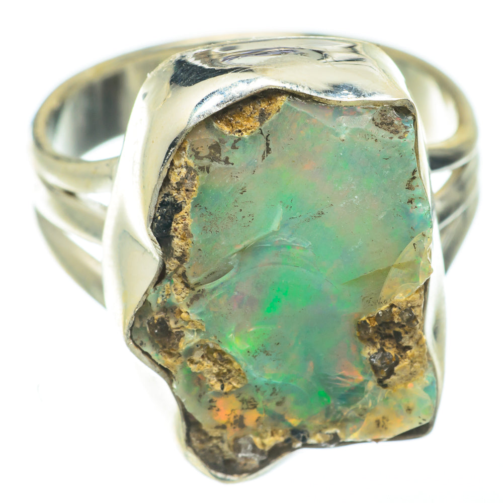 Ethiopian Opal Rings handcrafted by Ana Silver Co - RING65056