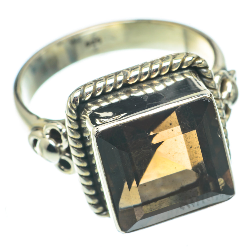 Smoky Quartz Rings handcrafted by Ana Silver Co - RING65064
