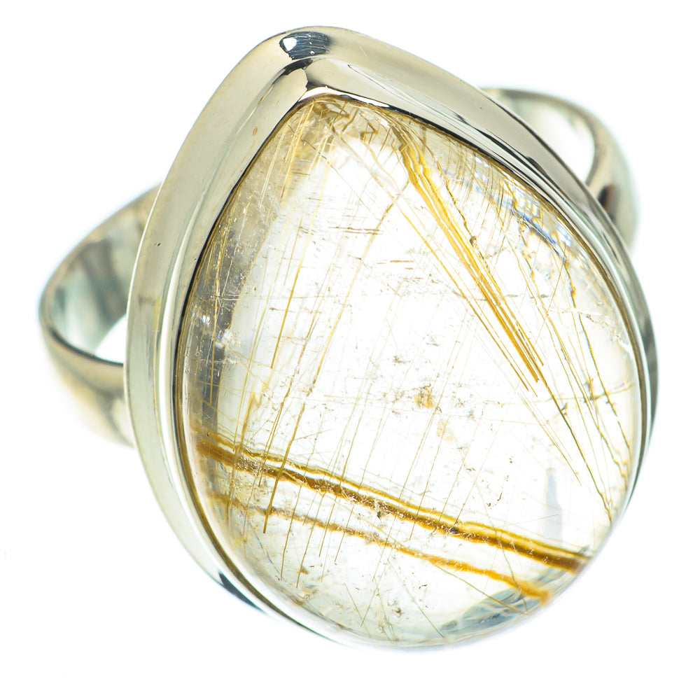Rutilated Quartz Rings handcrafted by Ana Silver Co - RING65069