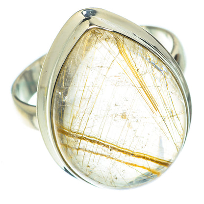 Rutilated Quartz Rings handcrafted by Ana Silver Co - RING65069