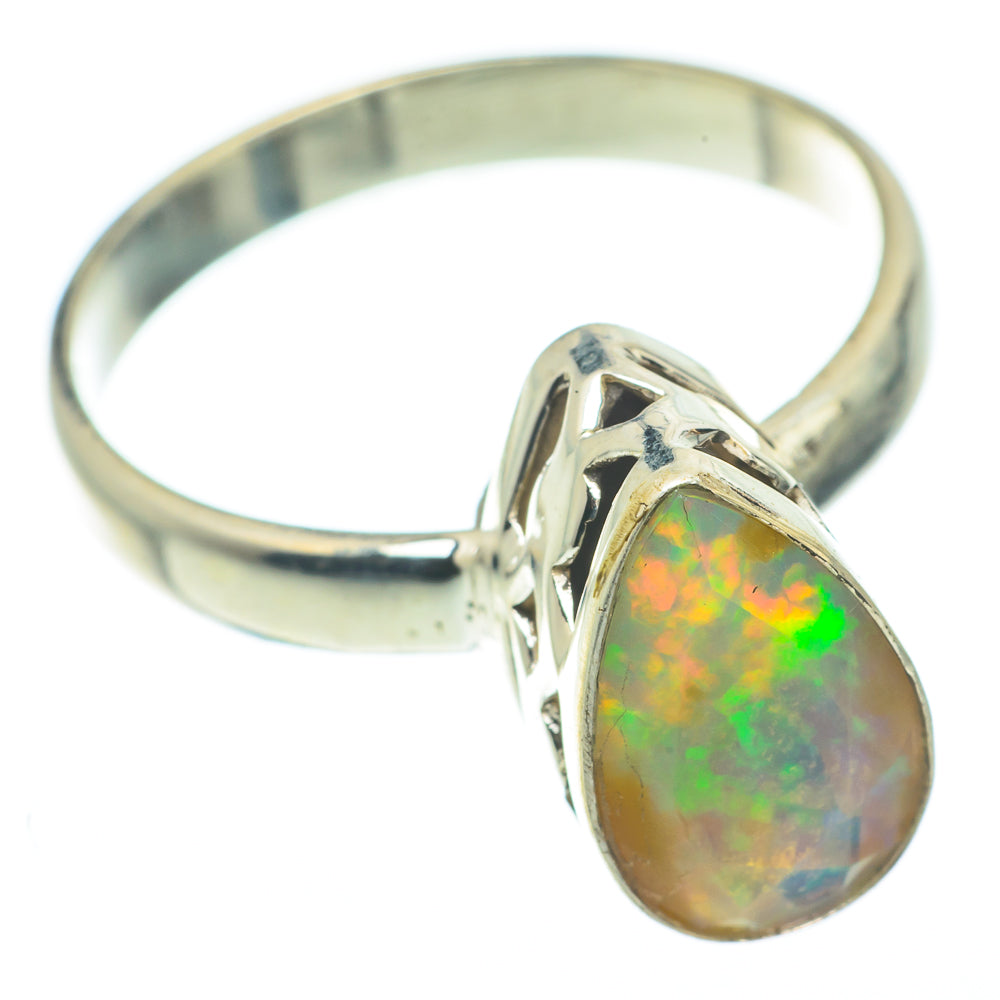 Ethiopian Opal Rings handcrafted by Ana Silver Co - RING65071