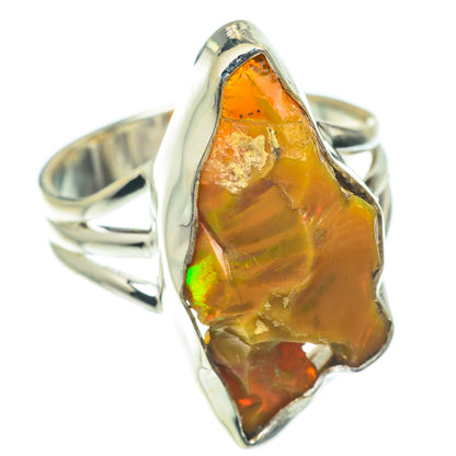 Ethiopian Opal Rings handcrafted by Ana Silver Co - RING65073