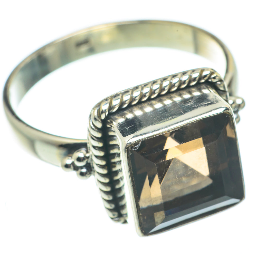 Smoky Quartz Rings handcrafted by Ana Silver Co - RING65080