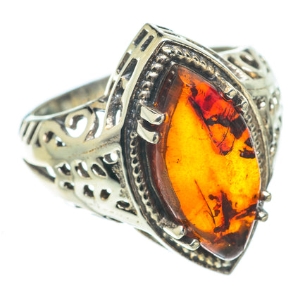 Baltic Amber Rings handcrafted by Ana Silver Co - RING65083