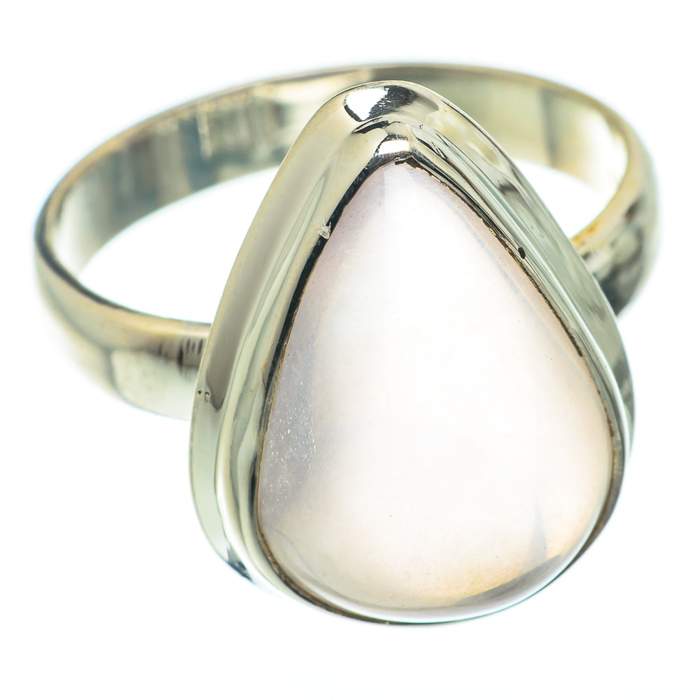 Rose Quartz Rings handcrafted by Ana Silver Co - RING65085