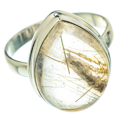 Rutilated Quartz Rings handcrafted by Ana Silver Co - RING65087