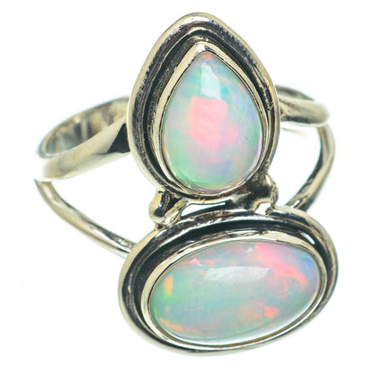 Ethiopian Opal Rings handcrafted by Ana Silver Co - RING65088