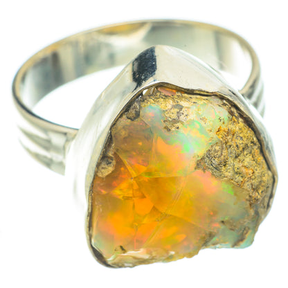 Ethiopian Opal Rings handcrafted by Ana Silver Co - RING65089