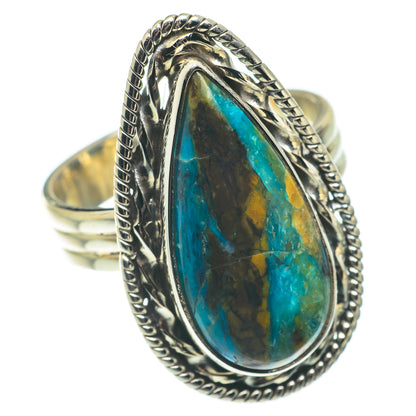 Peruvian Opal Rings handcrafted by Ana Silver Co - RING65093