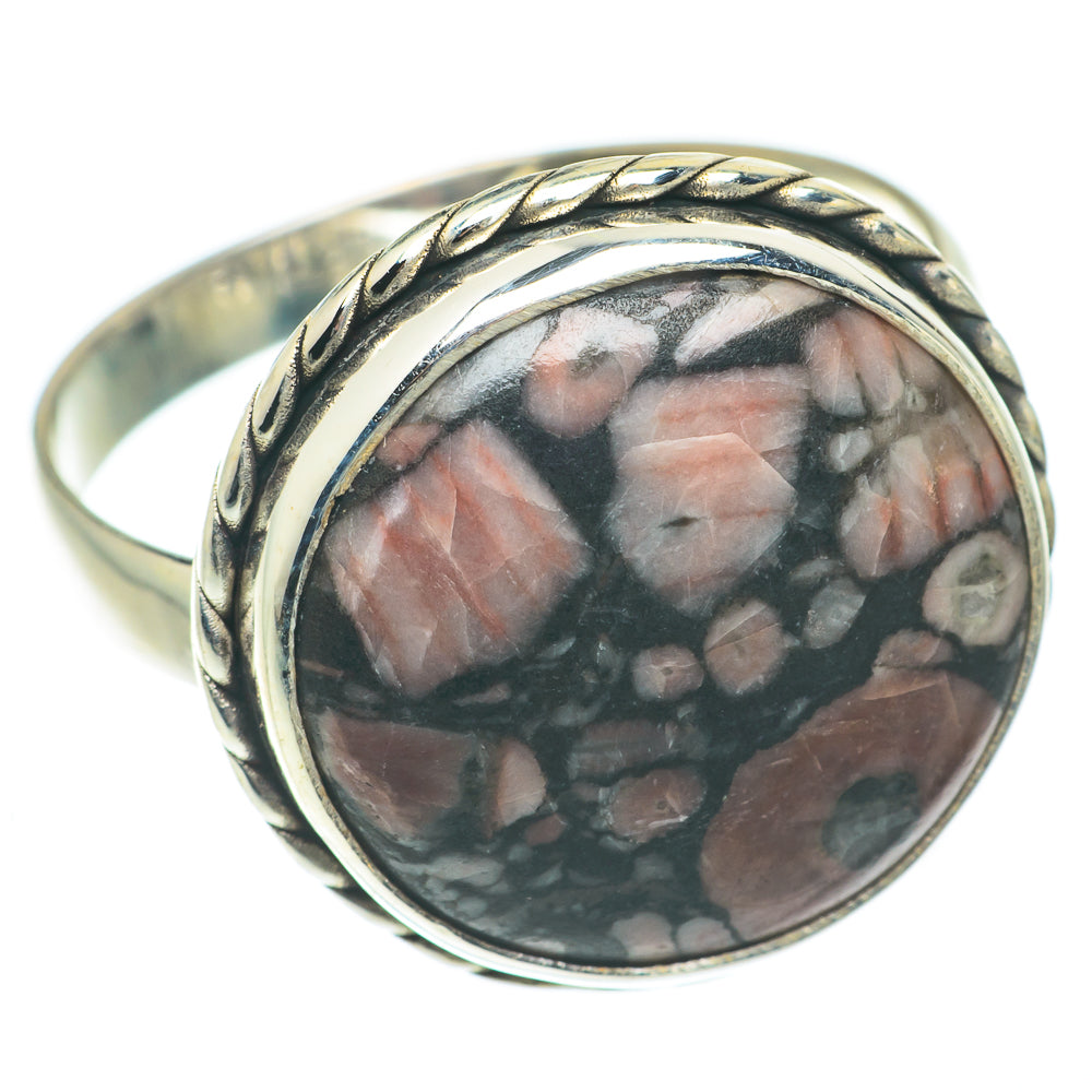 Crinoid Fossil Rings handcrafted by Ana Silver Co - RING65097