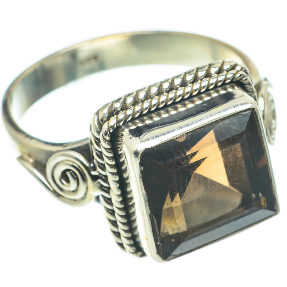 Smoky Quartz Rings handcrafted by Ana Silver Co - RING65115