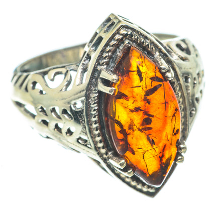Baltic Amber Rings handcrafted by Ana Silver Co - RING65118