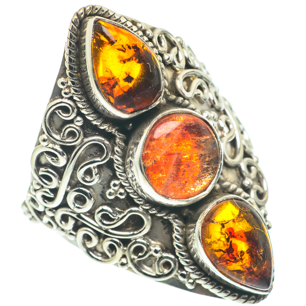 Sunstone Rings handcrafted by Ana Silver Co - RING65130