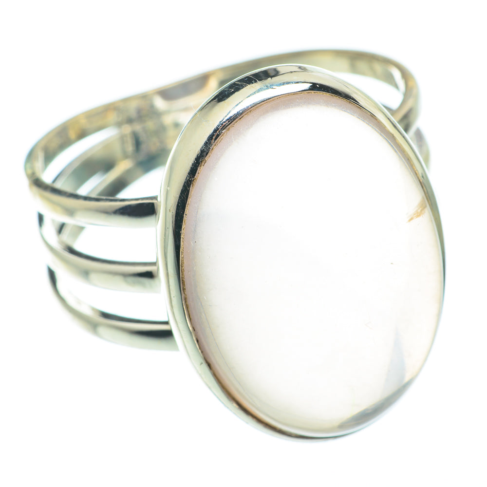 Rose Quartz Rings handcrafted by Ana Silver Co - RING65132