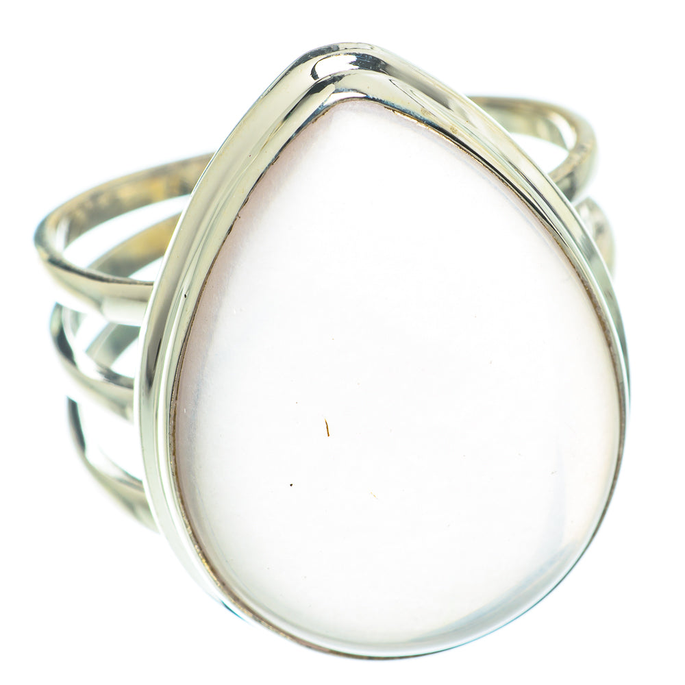 Rose Quartz Rings handcrafted by Ana Silver Co - RING65133