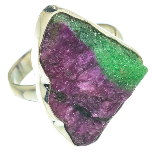 Ruby Zoisite Rings handcrafted by Ana Silver Co - RING65142