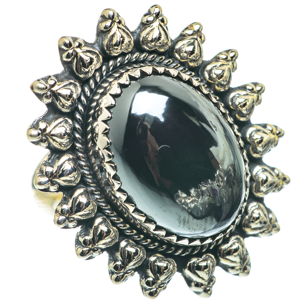 Hematite Rings handcrafted by Ana Silver Co - RING65147