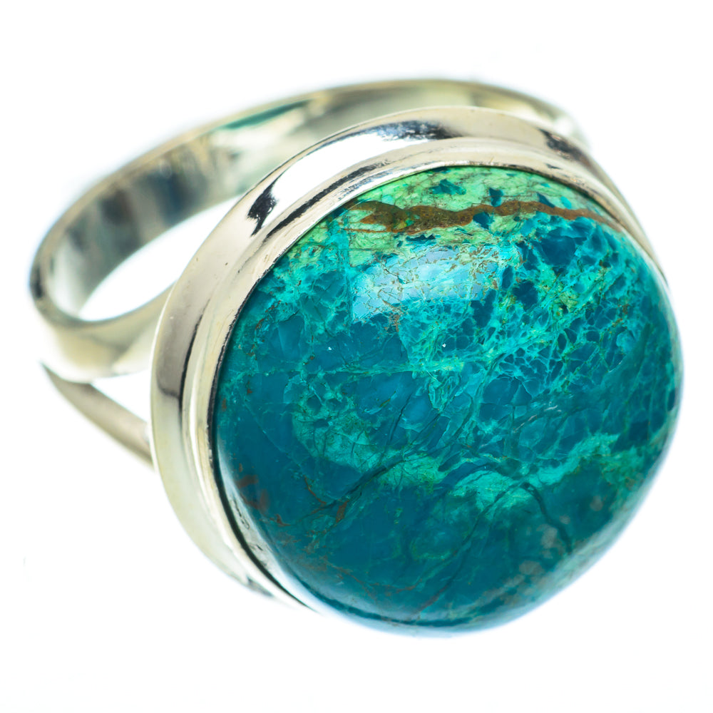 Chrysocolla Rings handcrafted by Ana Silver Co - RING65150