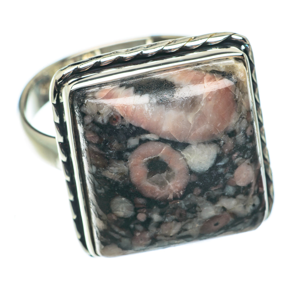 Crinoid Fossil Rings handcrafted by Ana Silver Co - RING65157