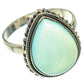Aqua Chalcedony Rings handcrafted by Ana Silver Co - RING65180