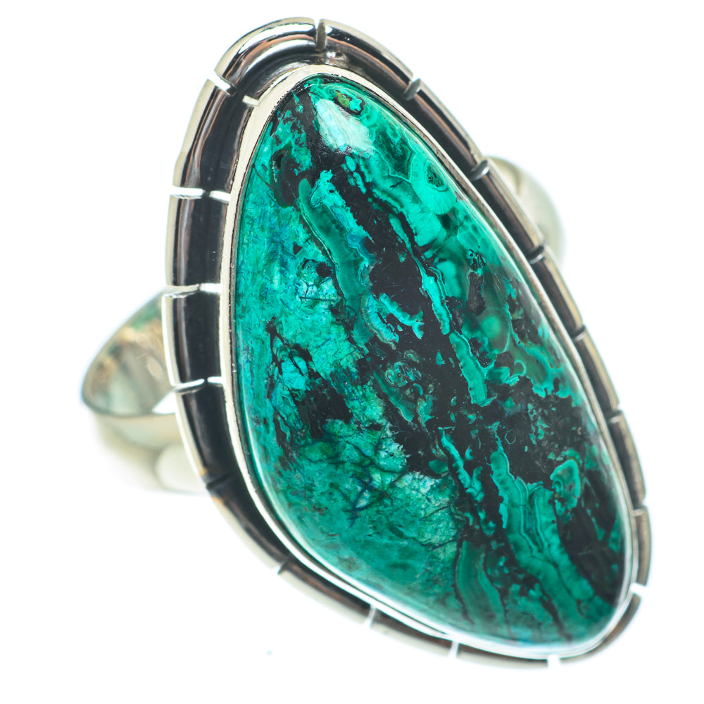 Chrysocolla Rings handcrafted by Ana Silver Co - RING65182