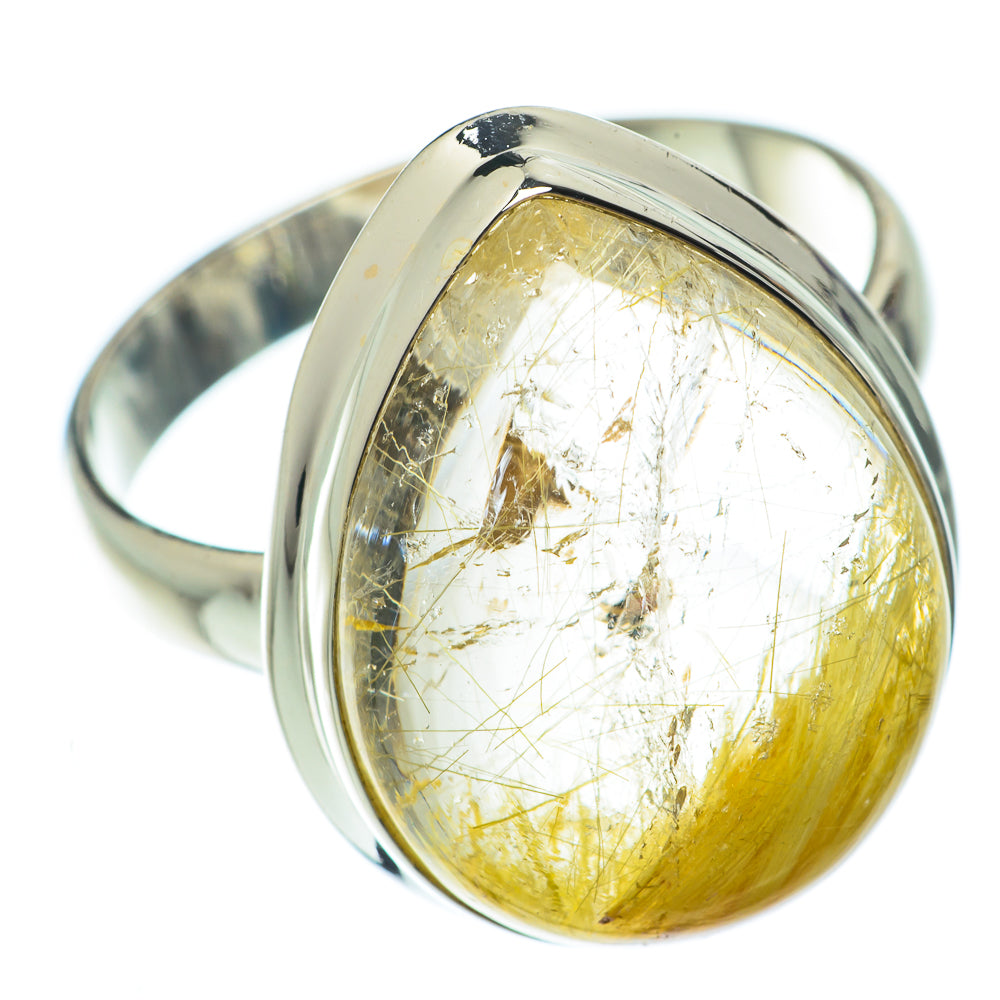 Rutilated Quartz Rings handcrafted by Ana Silver Co - RING65196