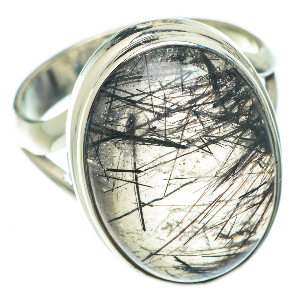 Tourmalinated Quartz Rings handcrafted by Ana Silver Co - RING65197