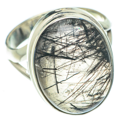 Tourmalinated Quartz Rings handcrafted by Ana Silver Co - RING65197