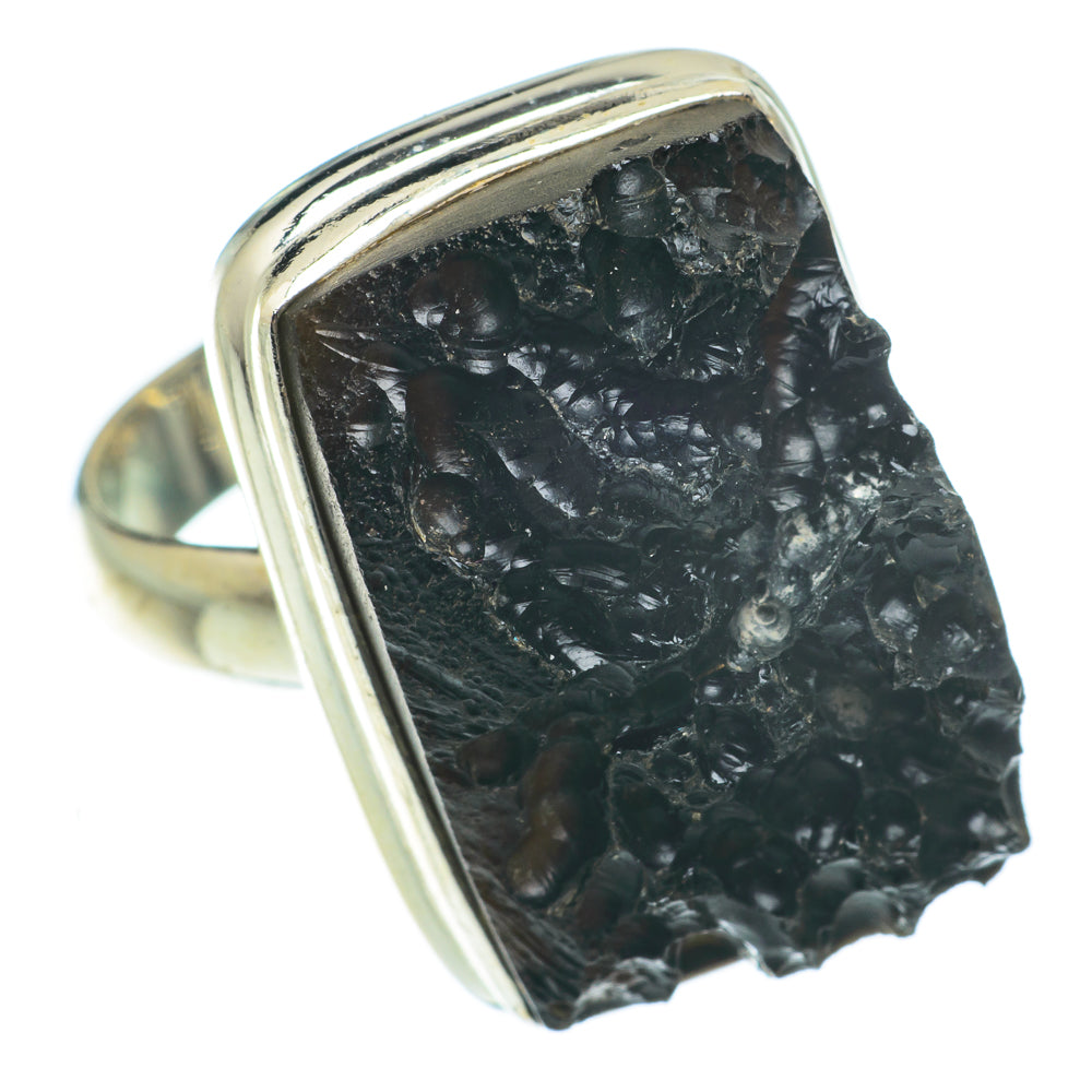 Tektite Rings handcrafted by Ana Silver Co - RING65198