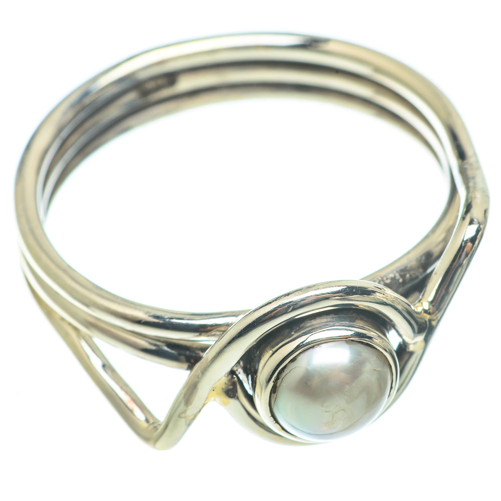 Cultured Pearl Rings handcrafted by Ana Silver Co - RING65199