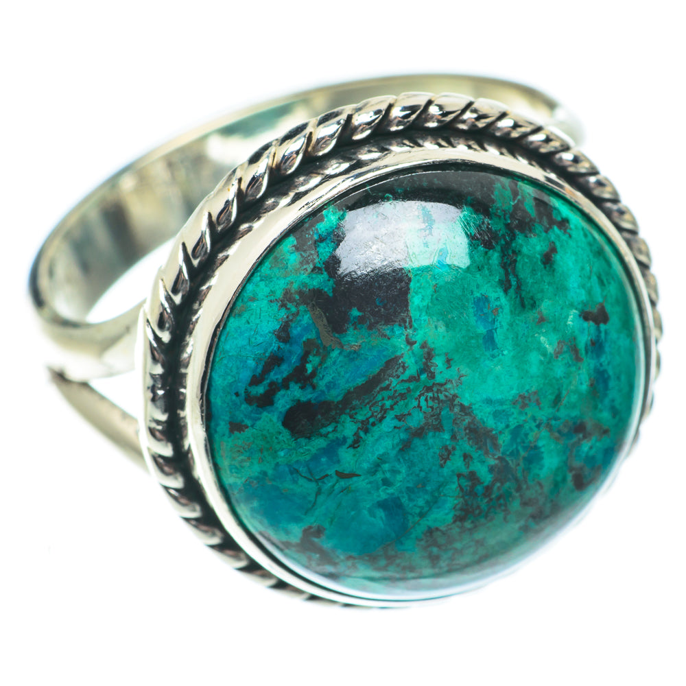 Chrysocolla Rings handcrafted by Ana Silver Co - RING65214