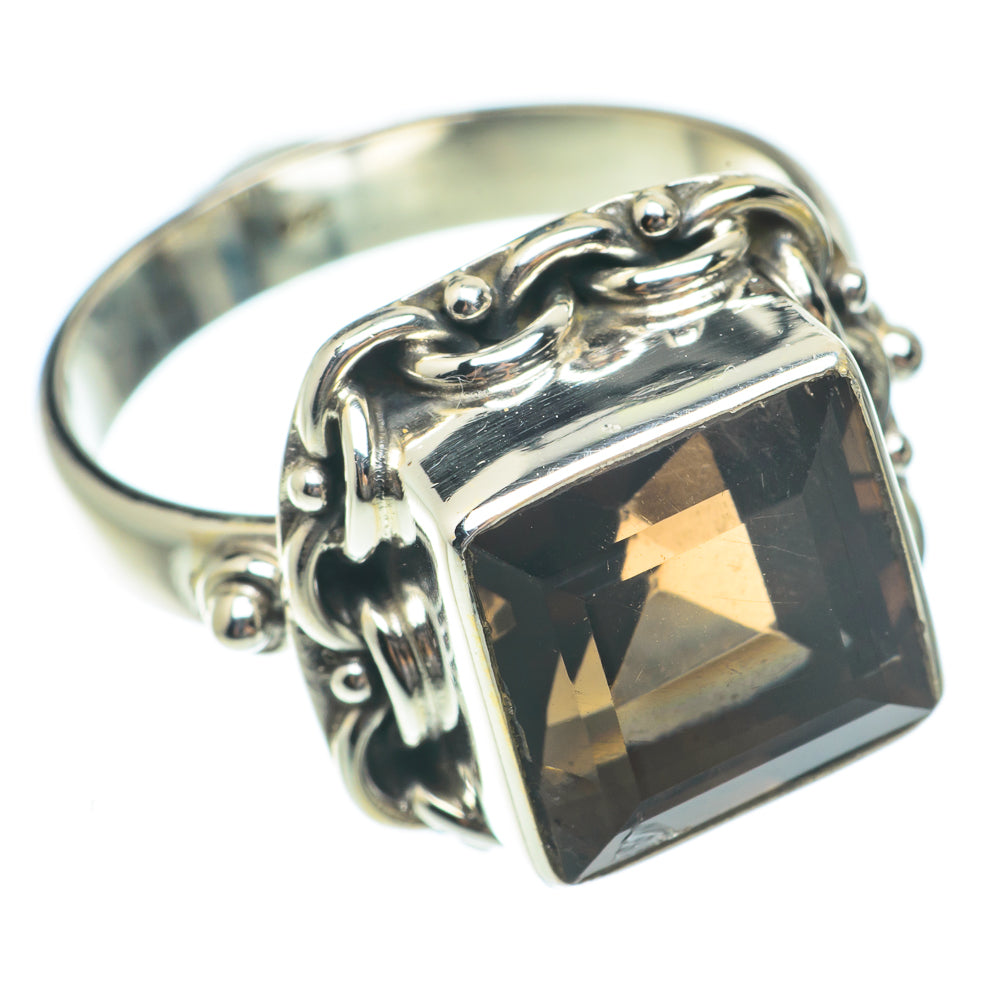 Smoky Quartz Rings handcrafted by Ana Silver Co - RING65215
