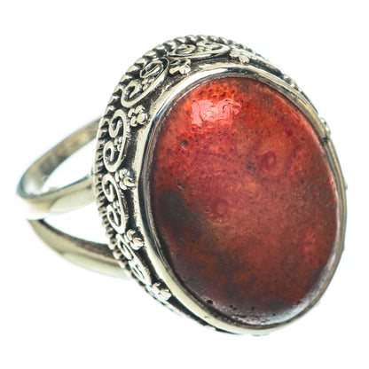 Sponge Coral Rings handcrafted by Ana Silver Co - RING65218