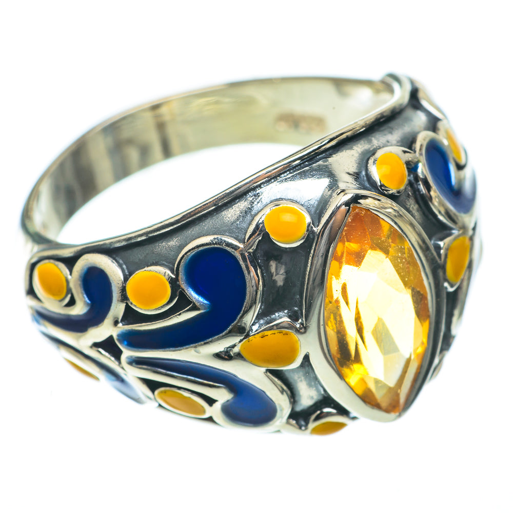 Citrine Rings handcrafted by Ana Silver Co - RING65230