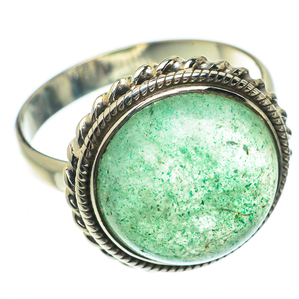 Green Aventurine Rings handcrafted by Ana Silver Co - RING65240