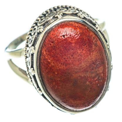 Sponge Coral Rings handcrafted by Ana Silver Co - RING65243
