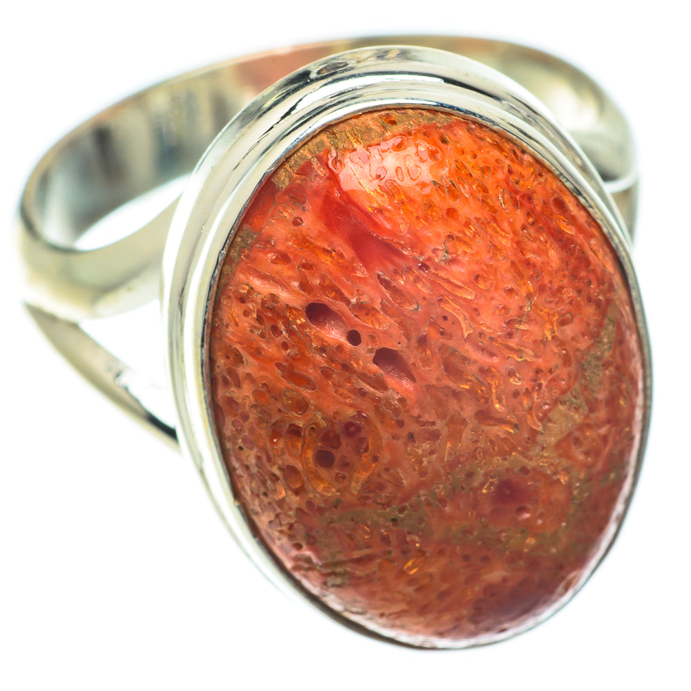 Sponge Coral Rings handcrafted by Ana Silver Co - RING65244