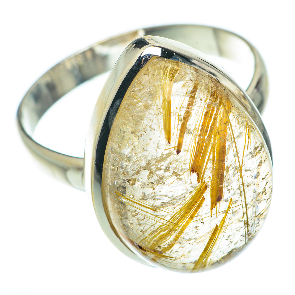 Rutilated Quartz Rings handcrafted by Ana Silver Co - RING65250