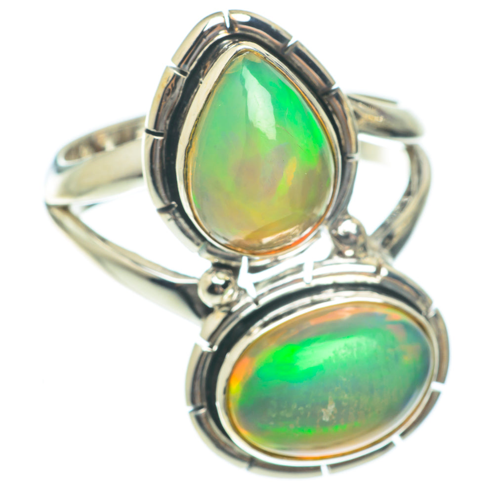 Ethiopian Opal Rings handcrafted by Ana Silver Co - RING65259