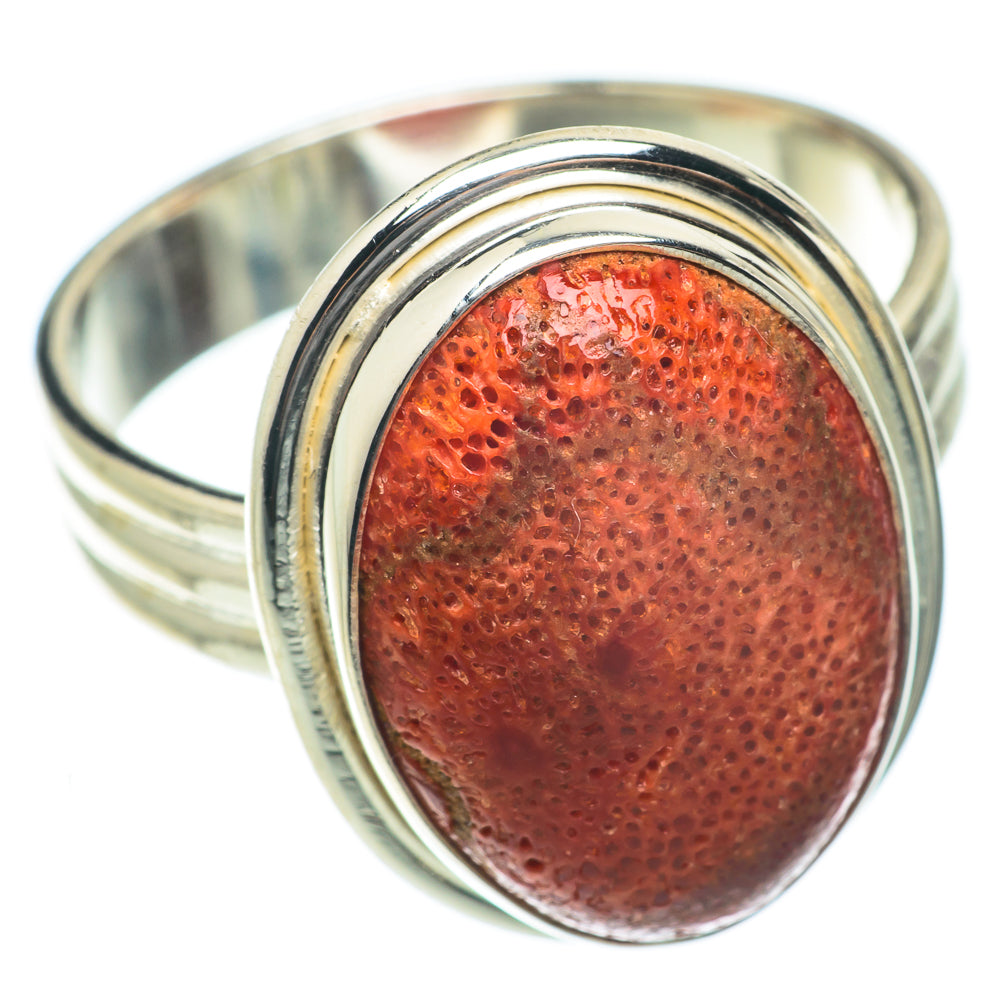 Sponge Coral Rings handcrafted by Ana Silver Co - RING65269