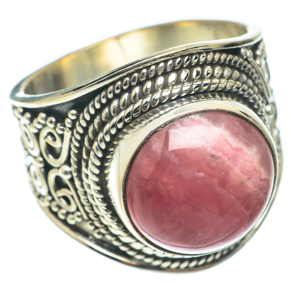 Rhodochrosite Rings handcrafted by Ana Silver Co - RING65272